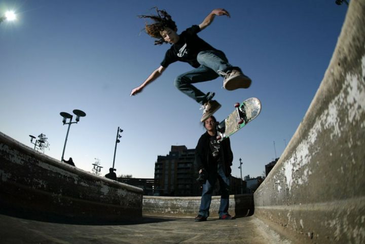 Bs heelflip plaza estacionesfoto estefano